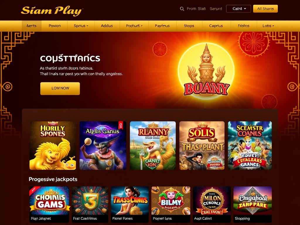 Tampilan utama SiamPlay dengan fitur server Thailand Tampilan utama SiamPlay dengan fitur server Thailand