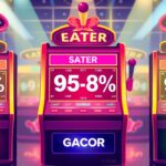Ilustrasi mesin slot gacor dengan persentase RTP tinggi di situs togel dan slot gacor Indonesia